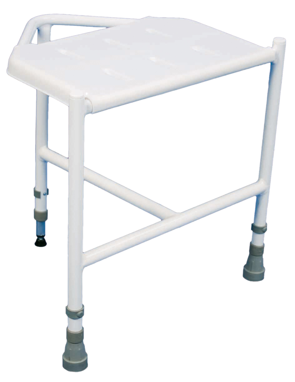 Pembury Corner Shower Stool - Click Image to Close